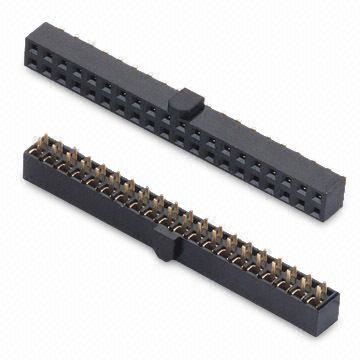 2.54 मिमी महिला हैडर दोहरी पंक्ति स्प्लिंट प्रकार