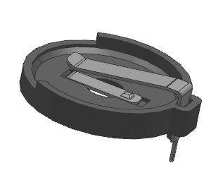 CR2450 लिथियम कॉइन सेल होल्डर्स DIP/THM